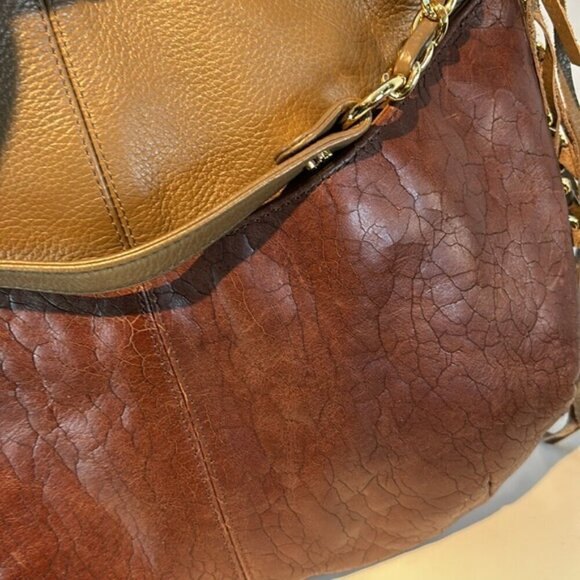 Bodhi Gaansevort Chain Hobo Brown Leather Bag - Picture 8 of 13